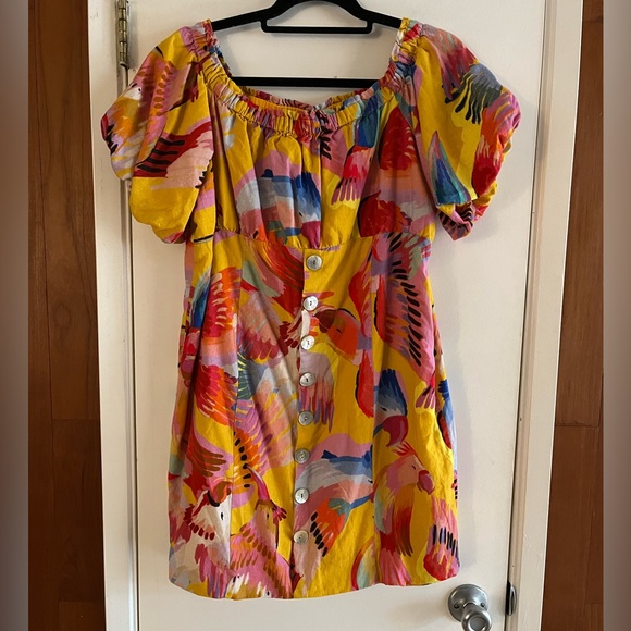 Farm Rio Neon Macaws Mini Dress - Picture 3 of 10